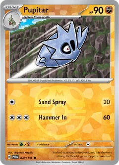 Pupitar Master Ball Holo 48